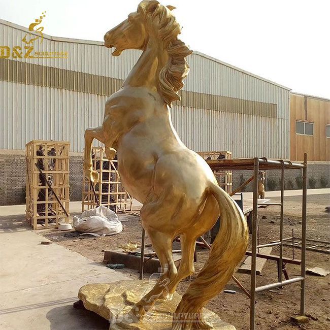 Outdoor large metal horse statue for sale