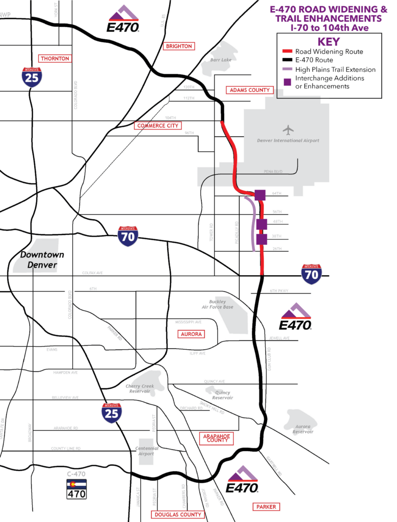 Colorado Toll Roads Map
