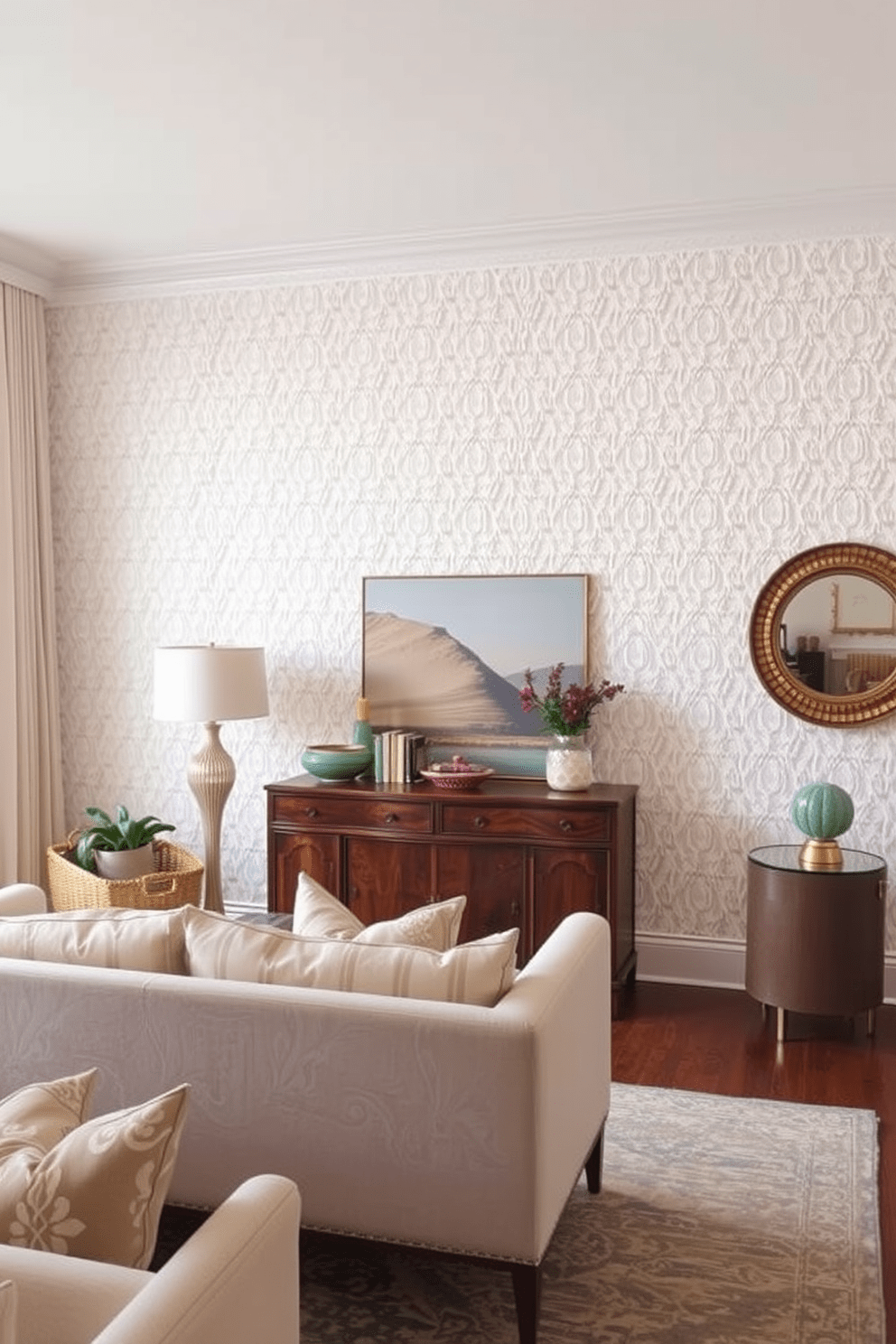 25+ White Wallpaper Decorating Ideas for a Stylish Home – Engineers and