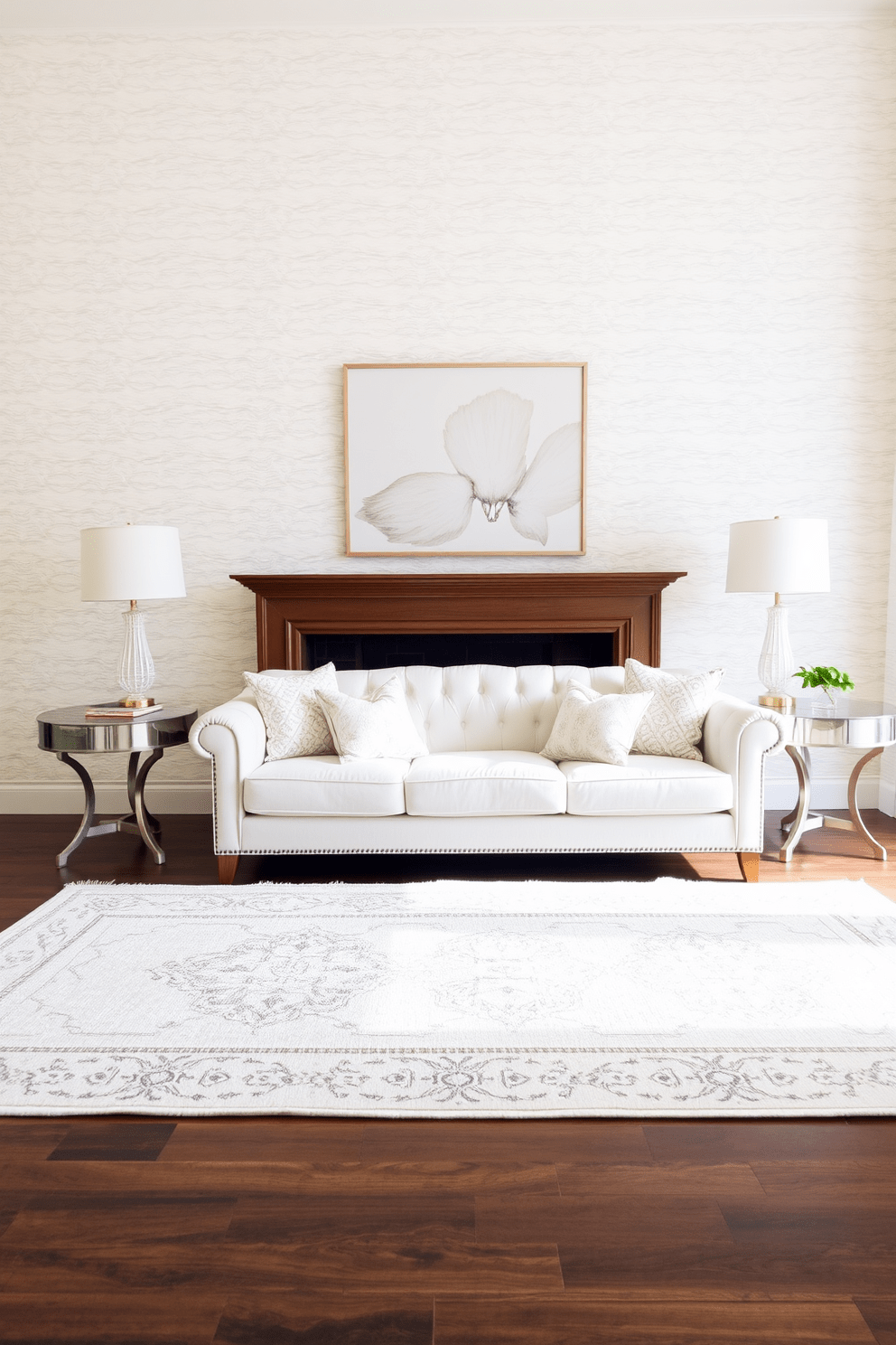 25+ White Wallpaper Decorating Ideas for a Stylish Home – Engineers and