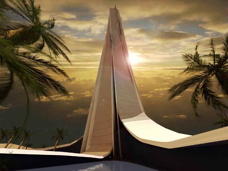 Wave Tower Dubai Skyscaper Building UAE earchitect