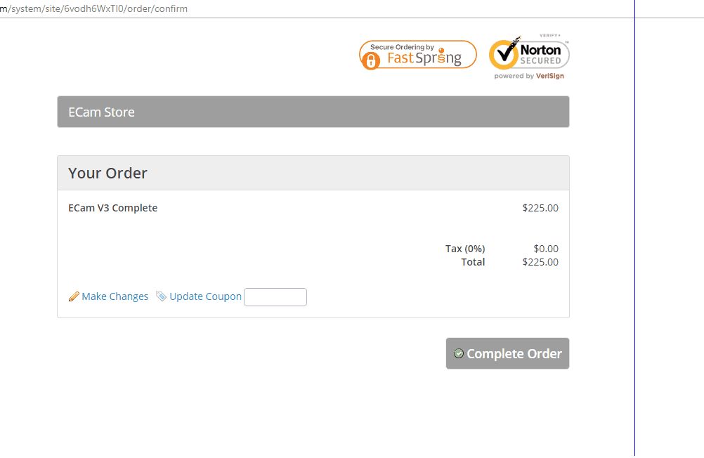 Buy License eCam Documentation site