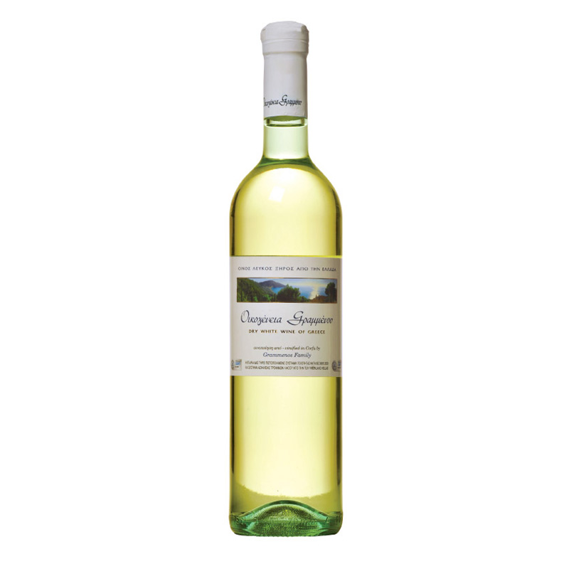 Grammenos Family White Dry Wine Corfu Products