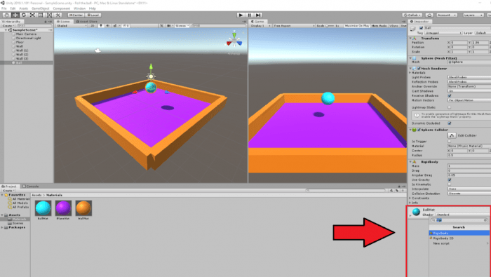 First Game in Unity Rolltheball GEOG 497 3D Modeling and Virtual