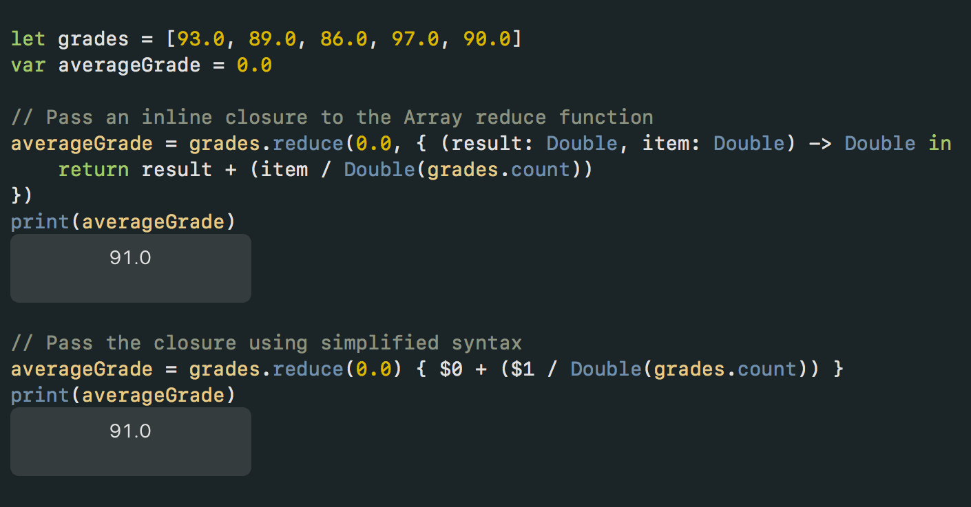 Swift Essentials Closures