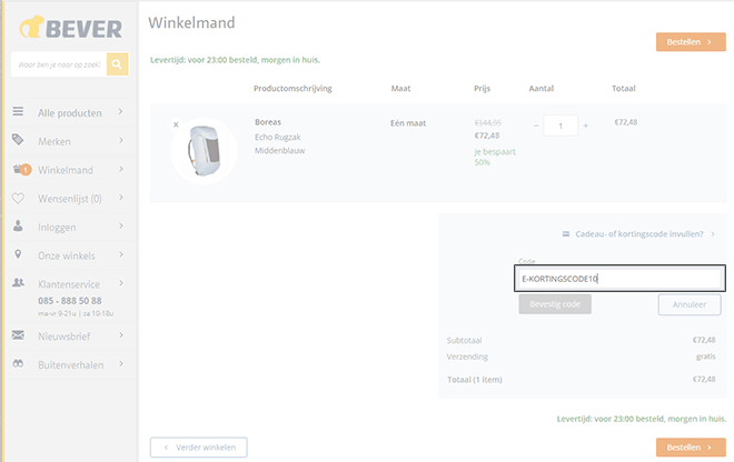 15% Korting • Bever Kortingscode In December | E-Kortingscode.nl