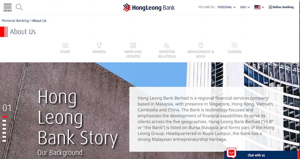 Bank accounts, credit cards, loans, mortgages, investments, mpf and insurance. Hong Leong Bank E Spin Group