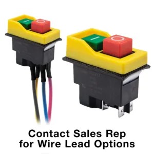 KJD17 Series Heavy Duty Industrial Power Pushbutton Switches - E-Switch