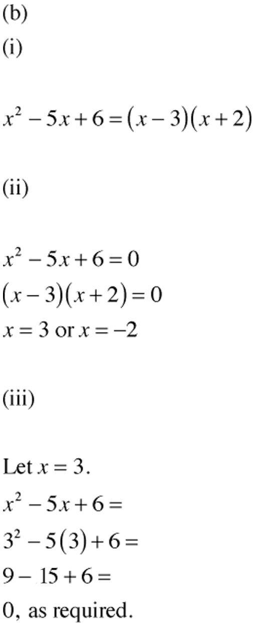 Junior Cert. Maths (Ordinary) 2014 Paper 1 Q10 Junior Cert. Maths (Ordinary) 2014 Paper 1 Q10