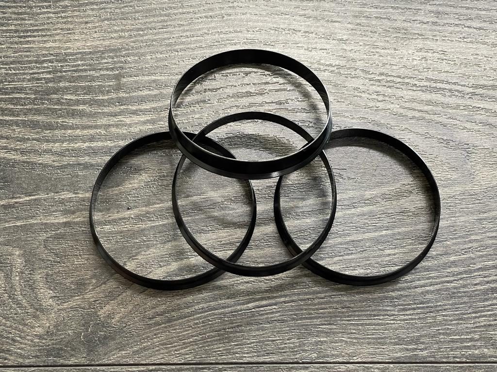 HUB CENTRIC RINGS 74.1mm to 72.6mm to fit BMW E39, E70 wheels to E24
