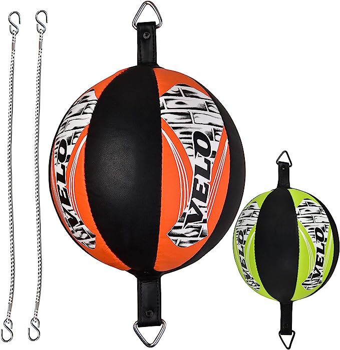VELO Bean Ball Leather Double End Dodge MMA Boxing Floor to Ceiling