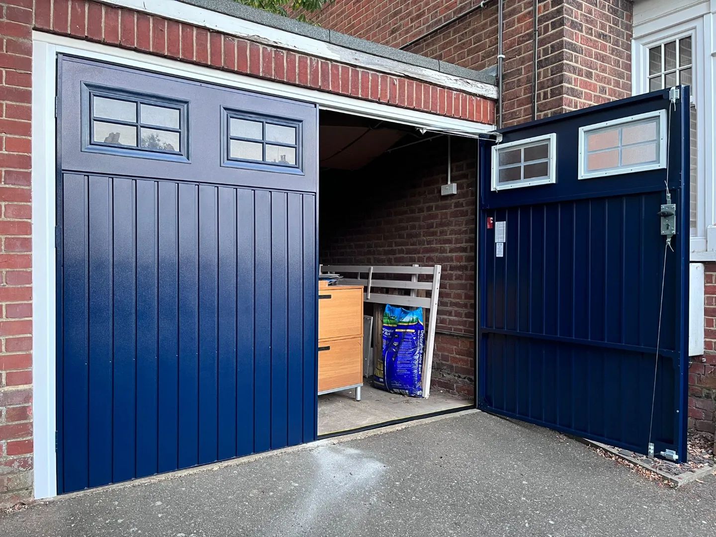 Side Hinged Garage Door East Anglia Garage Doors Ltd.
