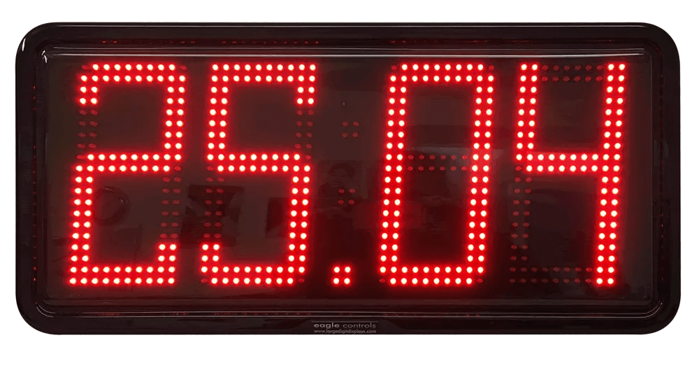 Large Digit LED Real Time Clocks Date Temperature