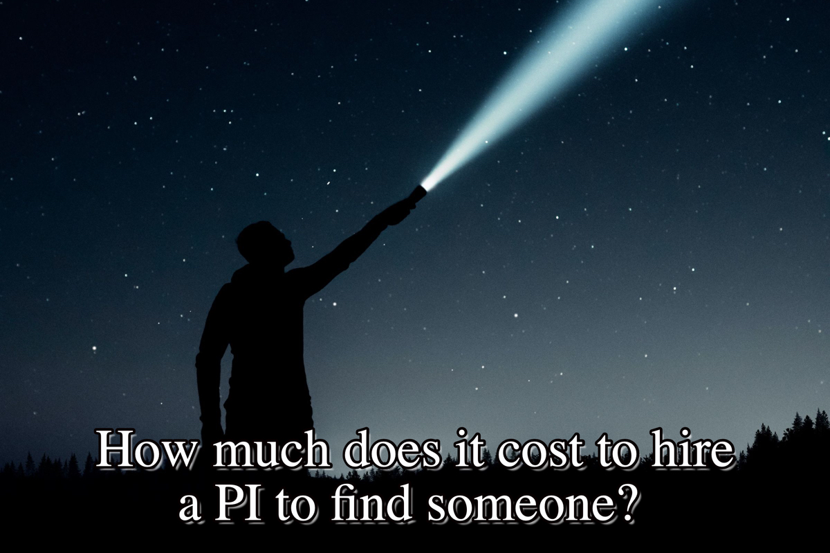 How much does it cost to hire a PI to find someone? Private