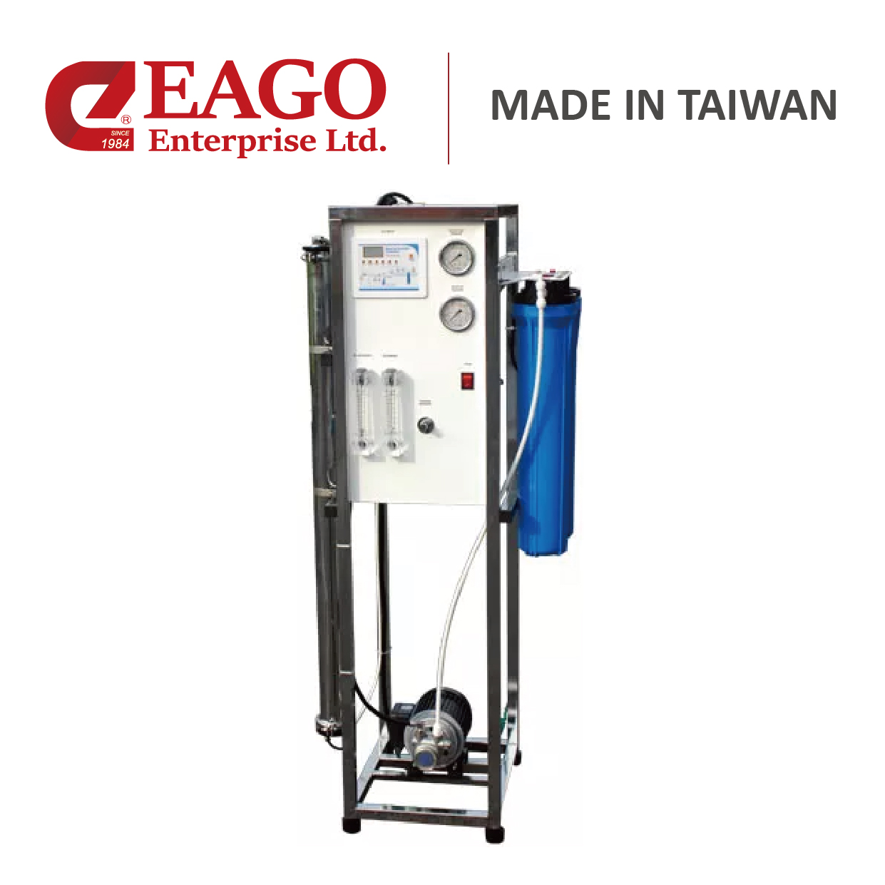 Commercial RO System / RO Water Purifier (800GPD) EagoPure RO WATER