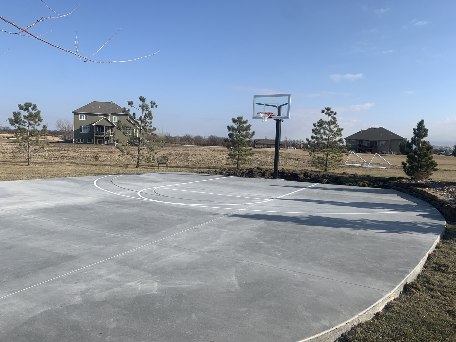 Basketball Courts E & J Concrete and Dirt Work