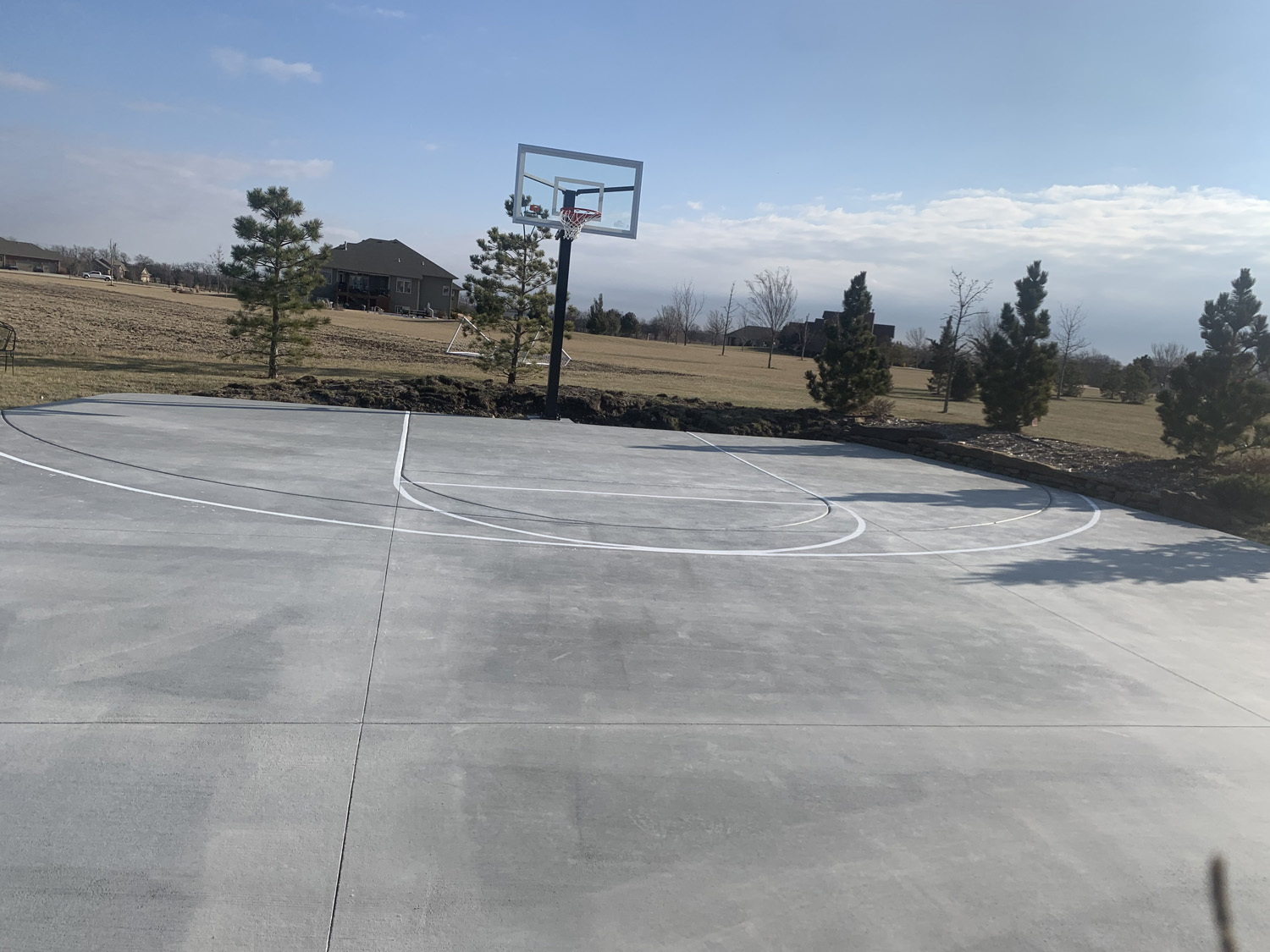 Basketball Courts E & J Concrete and Dirt Work
