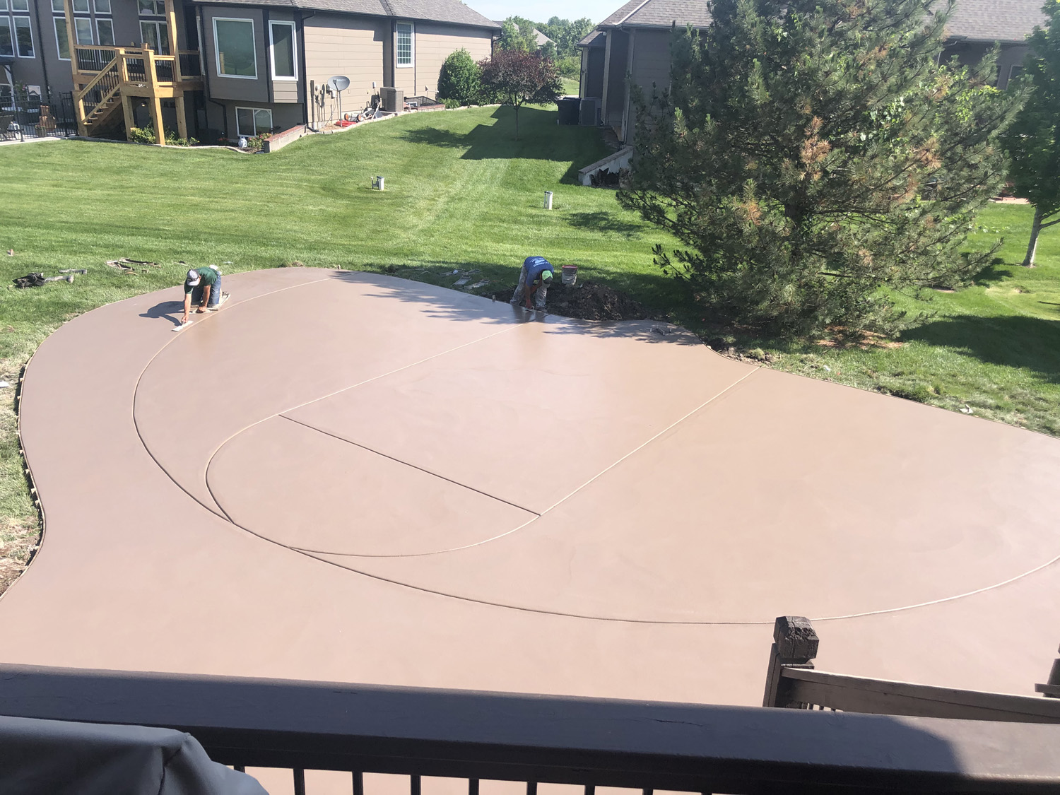 Basketball Courts E & J Concrete and Dirt Work