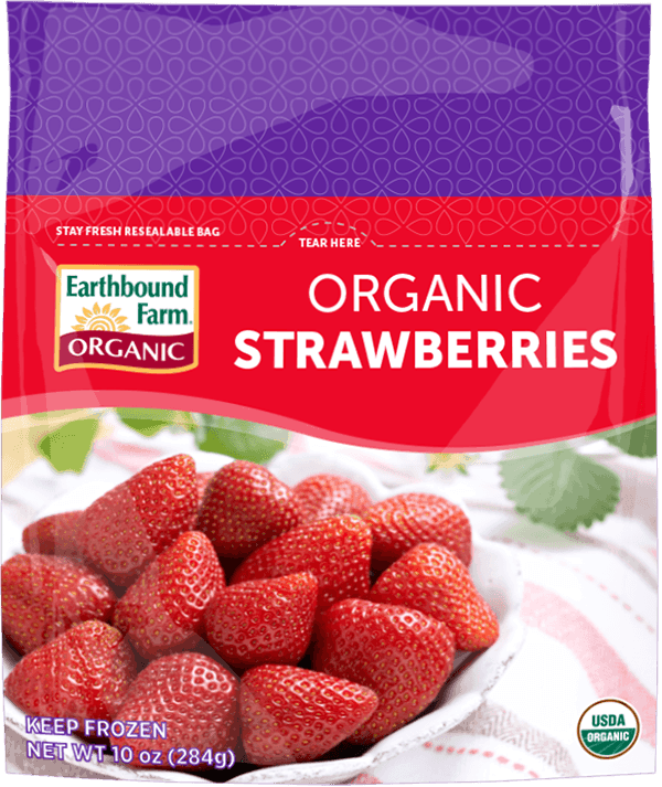 Frozen Organic Strawberries Earthbound Farm Organic Since 1984