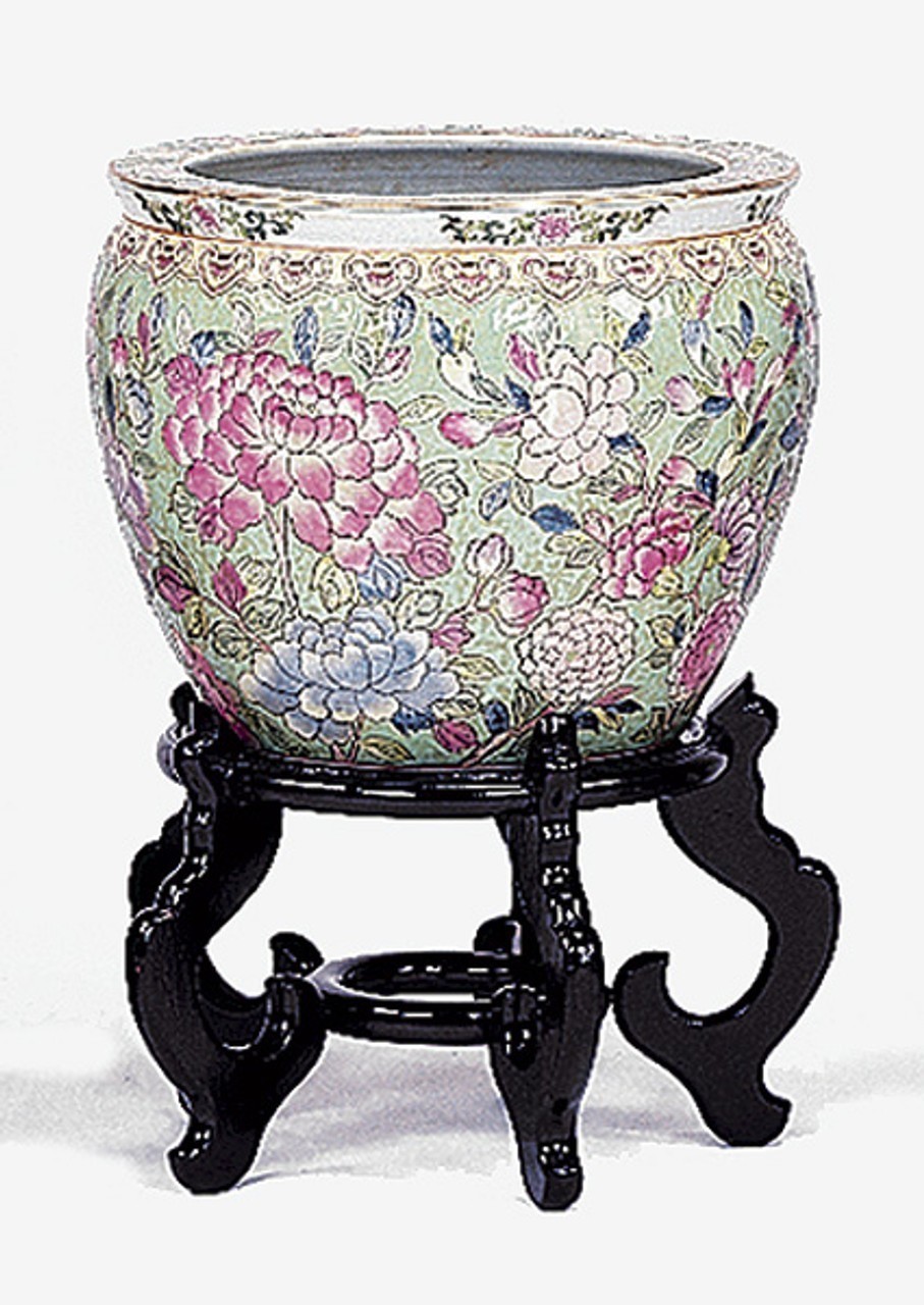 Earthflora > Fiberglass Urns and Fishbowls > 10 INCH IMPERIAL GREEN