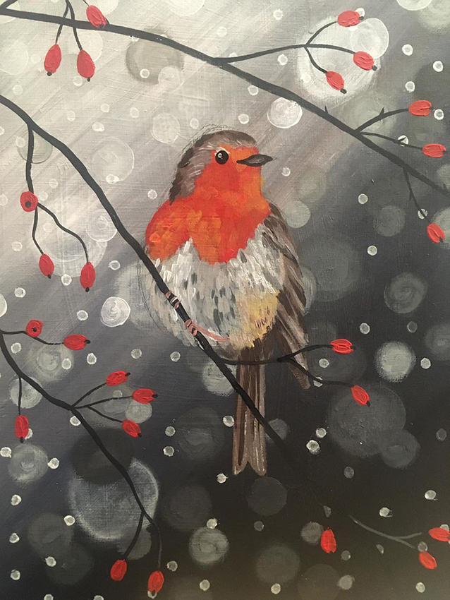 christmas robin