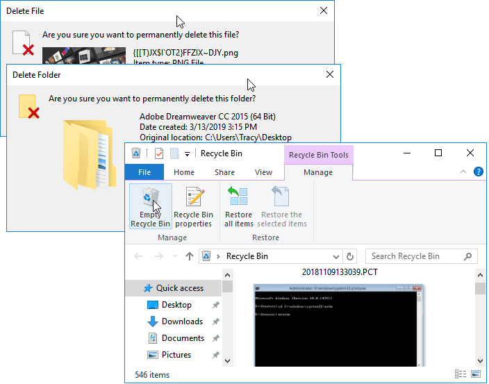 How to Recover Permanently Deleted Files/Folder in Windows 10/8/7/XP