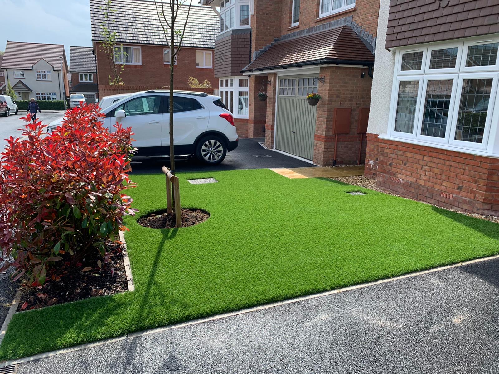 Kingsteignton Mayfair Front & Back Landscaping Easigrass Devon