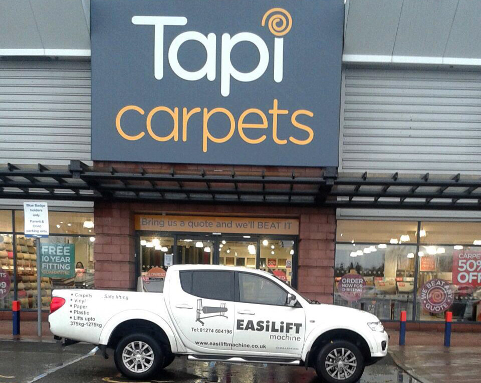 Scotland to Birmingham Easilift Machine