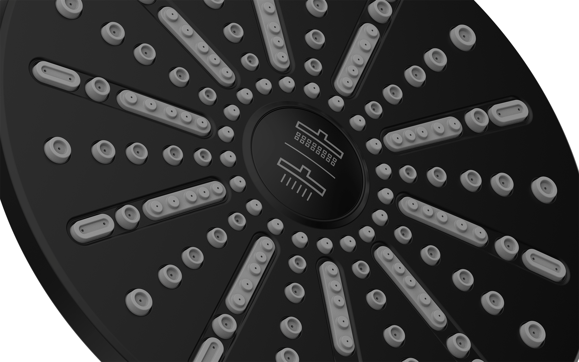 Wholesale Twofunction raincan showerhead with push button CUPC