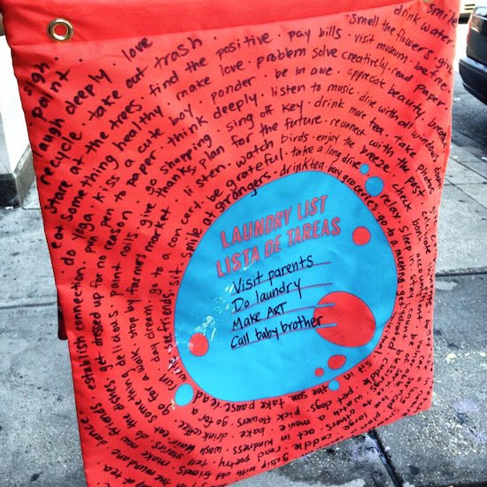 Laundry List Meaning in the Mundane by Leslie Holt East City Art