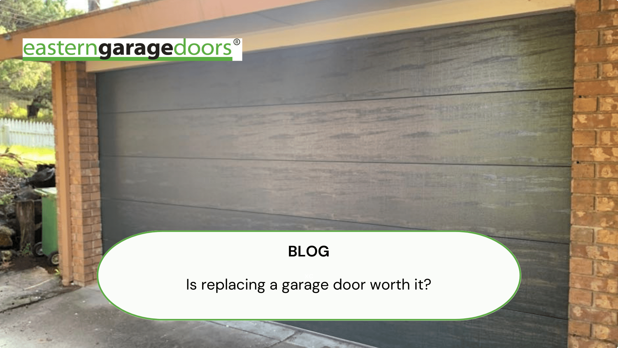 Garage door replacement Is replacing a garage door worth it