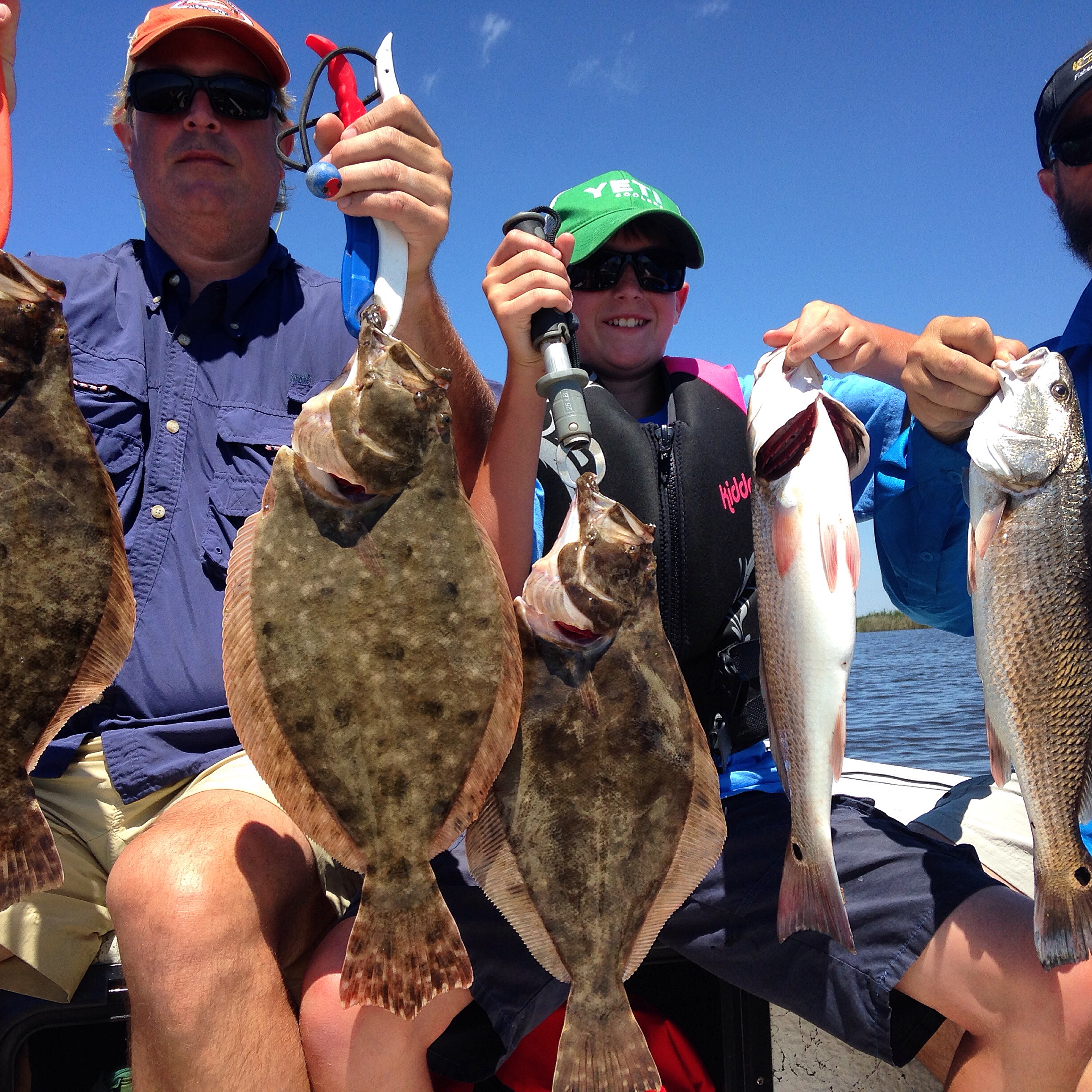 Flounder Charters Eastern NC Fishing Guide