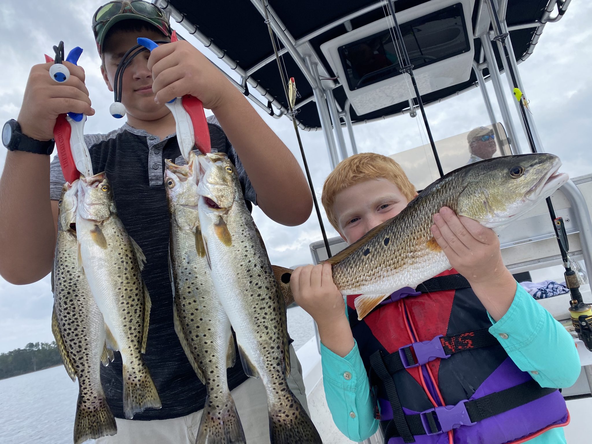 Trout, Redfish and Flounder FishIBX Eastern NC Fishing Guide