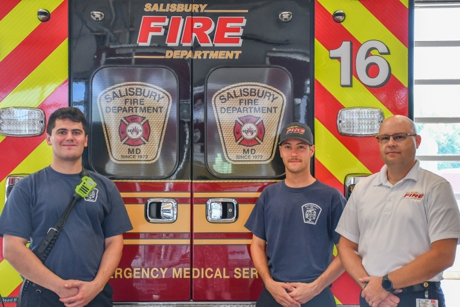 SALISBURY FIRE DEPARTMENT HONORED WITH EMS LIFELINE AWARD Eastern