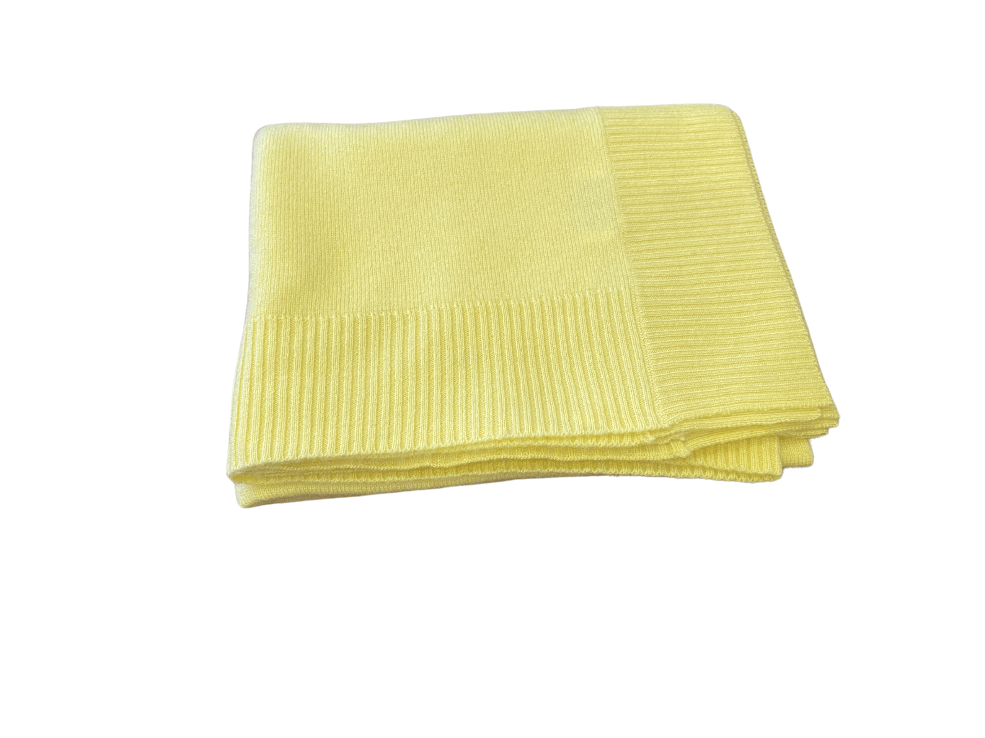 Cashmere Bright Yellow Baby Blanket 80x100 cm Eastern Silk