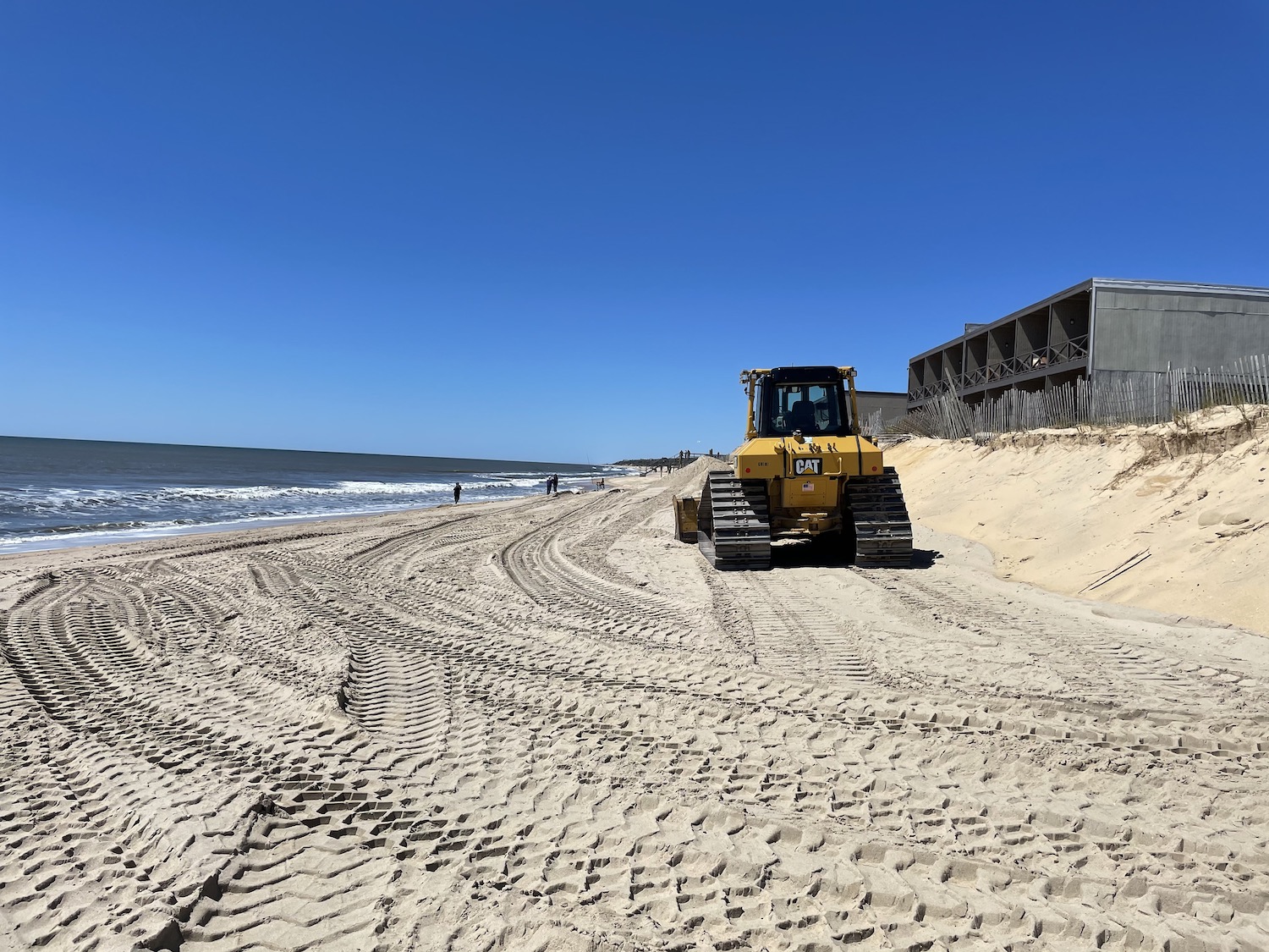 Sand Replenishment Complete; Downtown Montauk Has Its Beach Back The