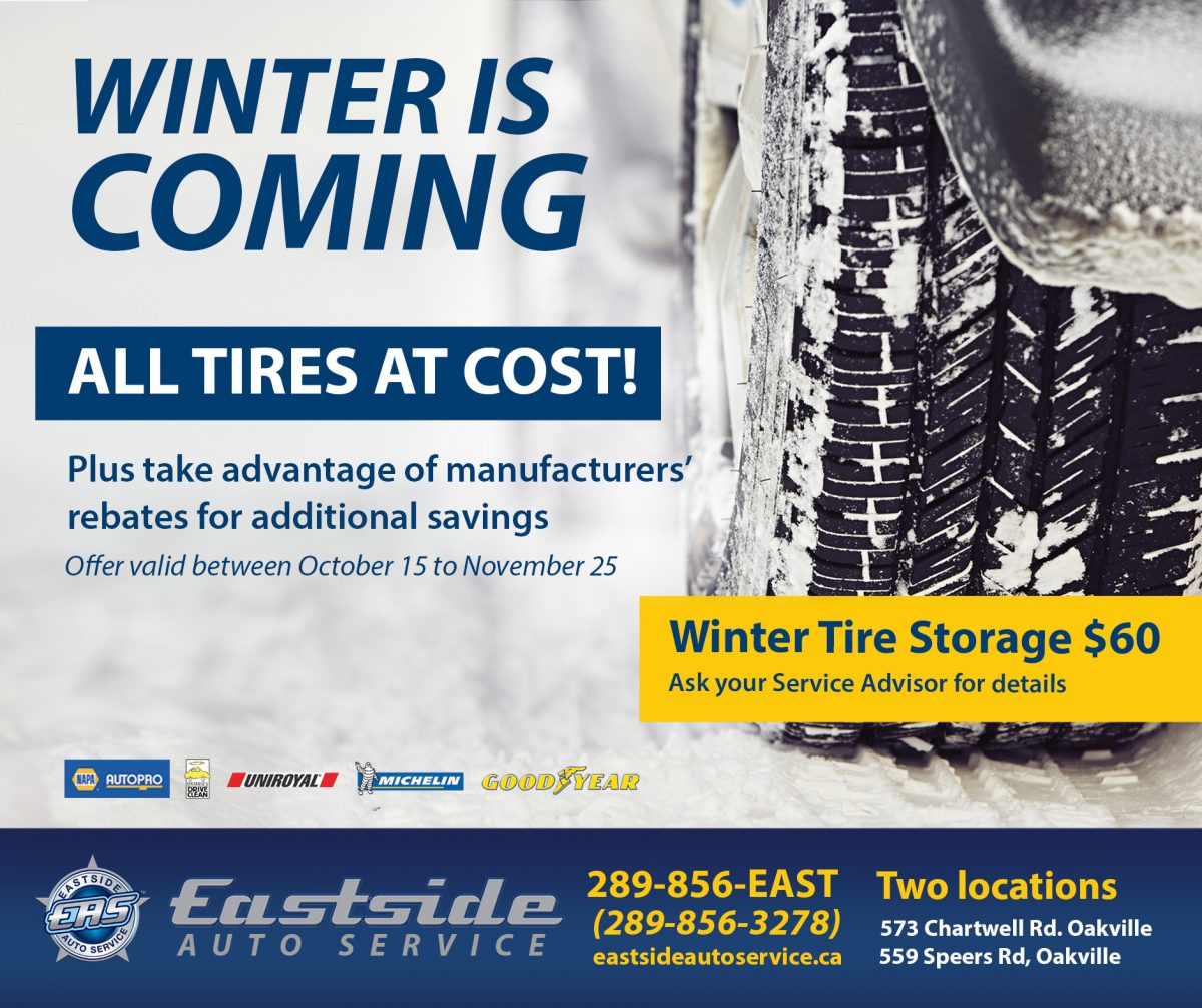 WINTER IS ON ITS WAY Eastside Auto Service Eastside Auto Service Limited