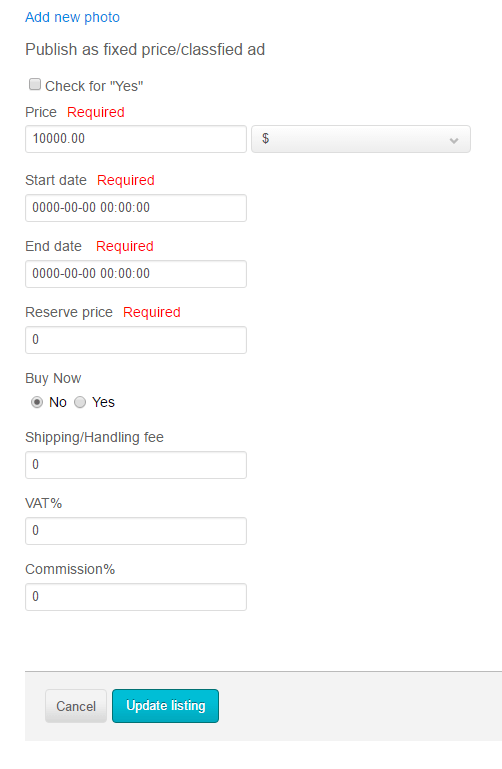 Easy.Auction Knowledgebase How do I manage listings on the auction