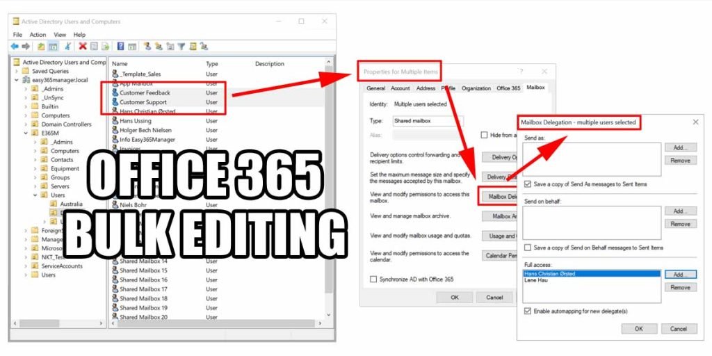 How to Bulk Edit Office 365 Easy365Manager