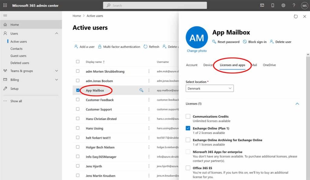 How to Assign an Office 365 License Easy365Manager