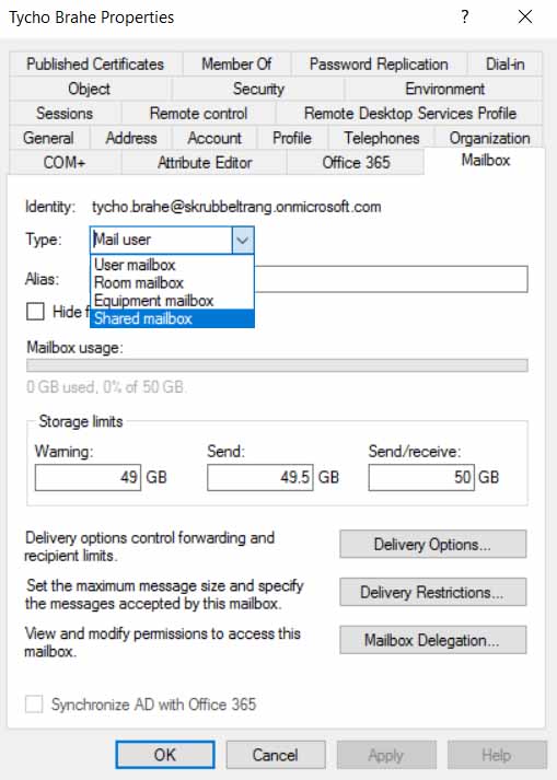 What is a shared mailbox license office 365 faherplatinum