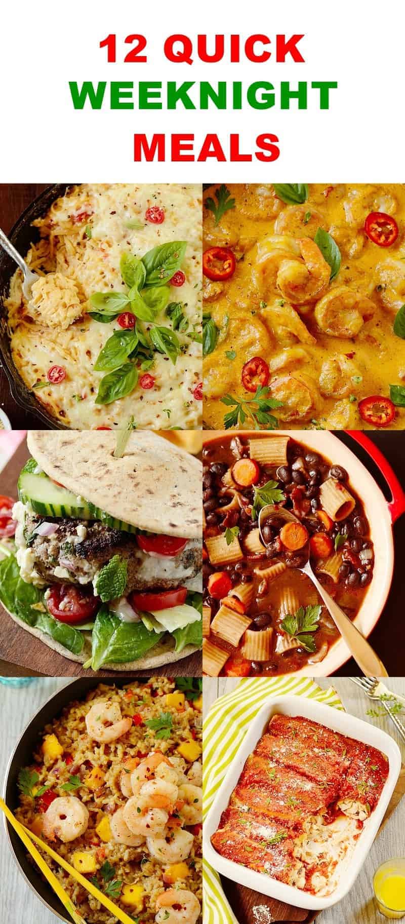 12 Quick Weeknight Meals to Make Dinner Easier Easy and Delish