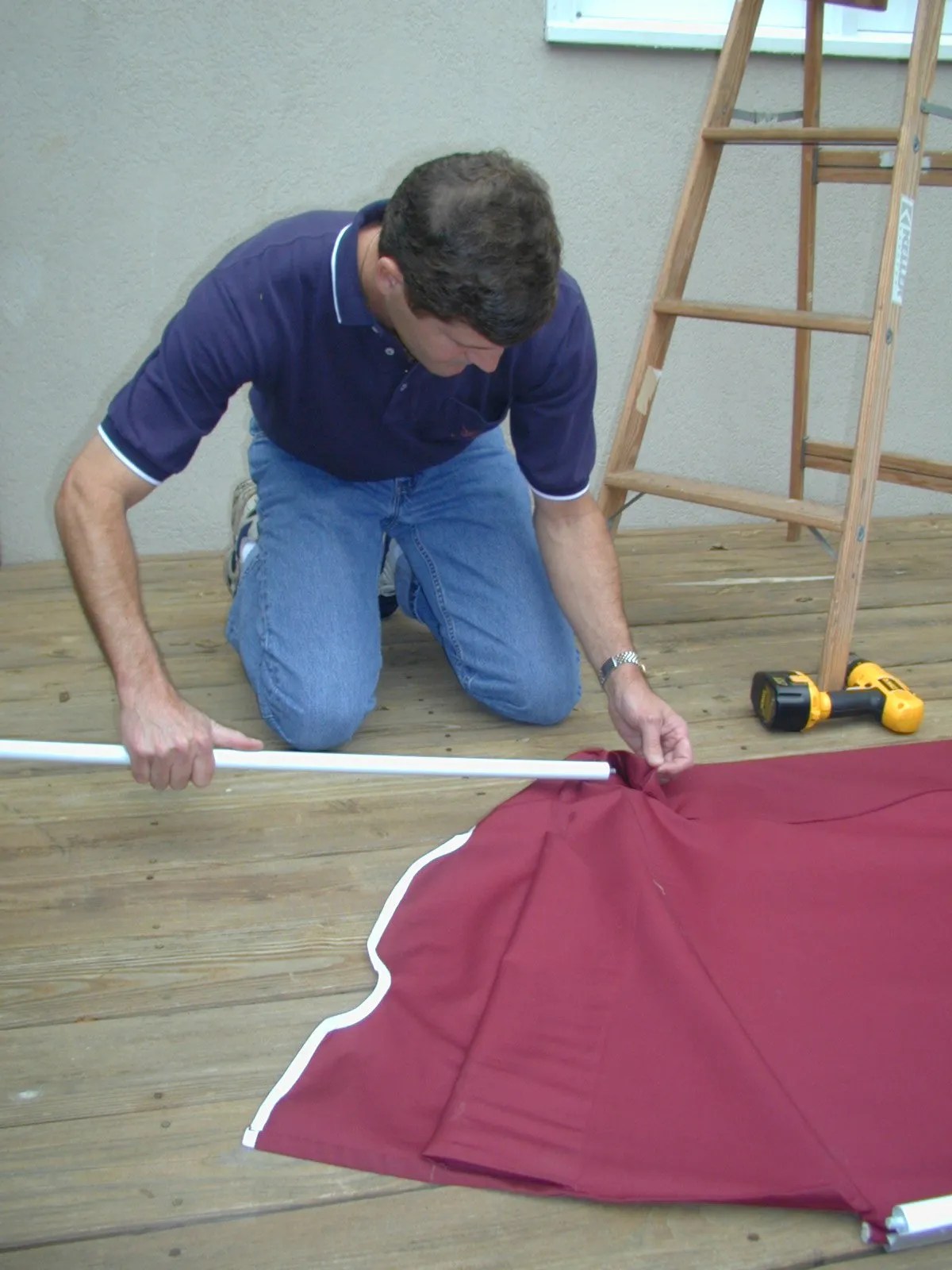 Classic Style Canvas Awning Kit for Doors and Windows by EasyAwn