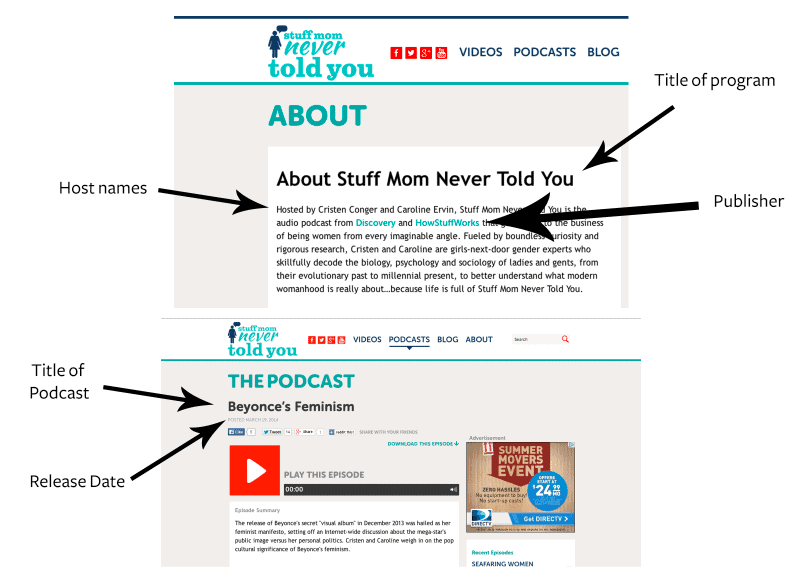 How to Cite a Podcast in MLA 7 EasyBib Blog