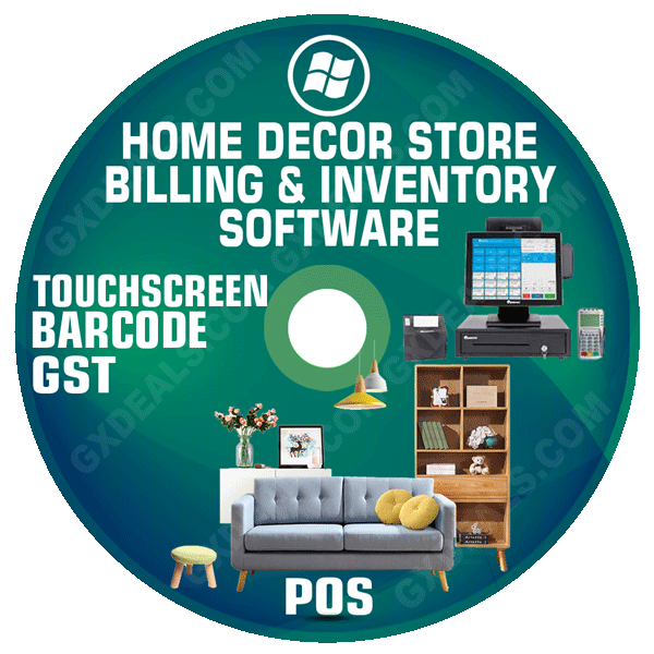 Home Decor Store Management Software ( GST ) Offline Free Download