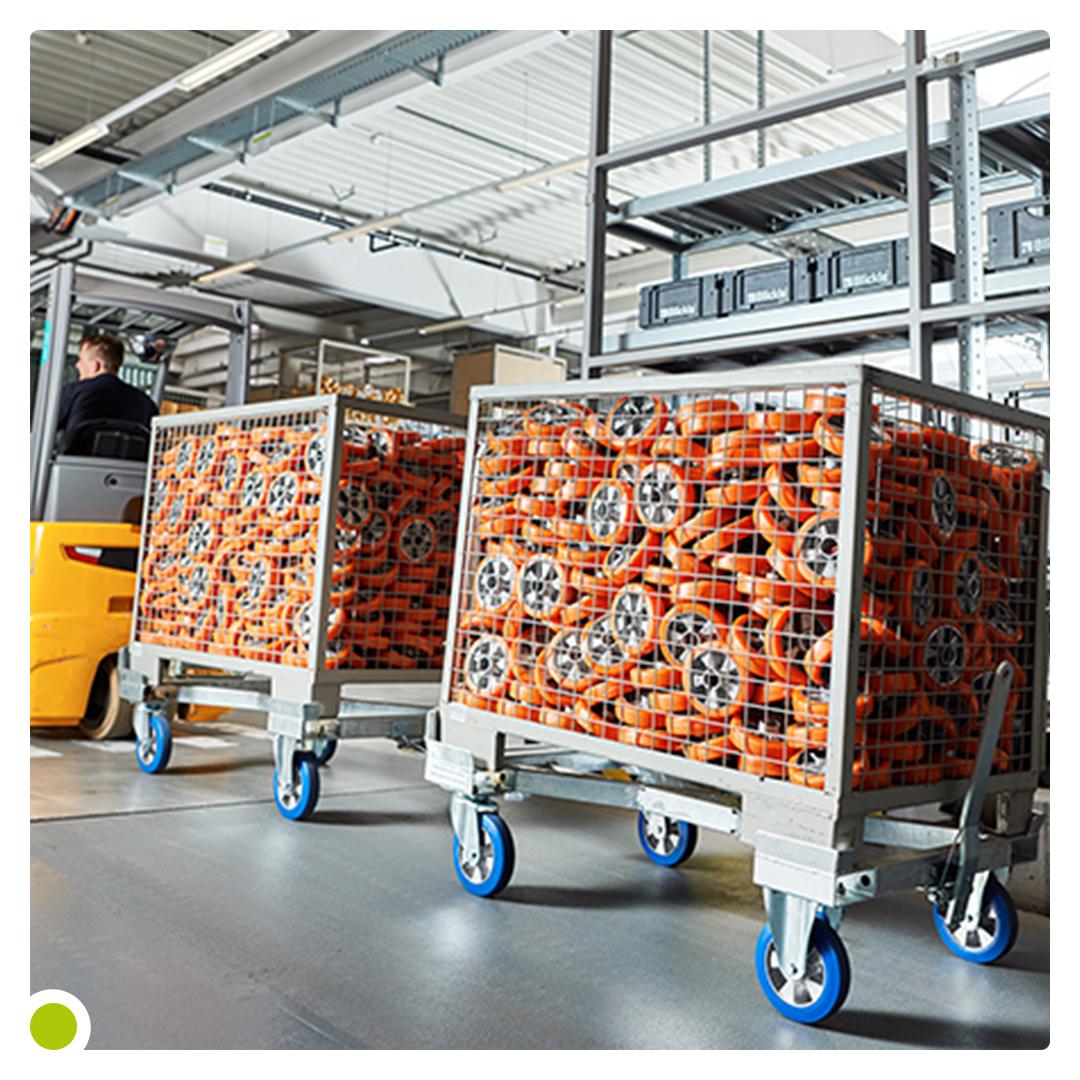 Functionality of Carts and Containers Easy Casters