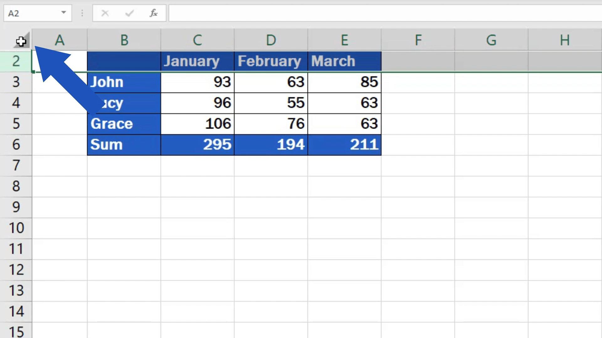 How to Unhide Rows in Excel