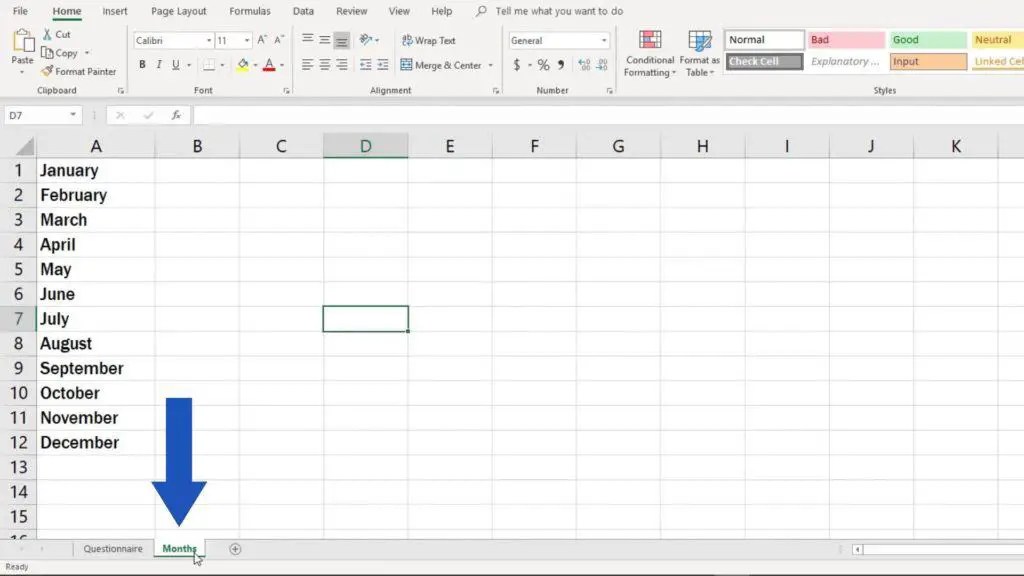 How to Create DropDown List in Excel
