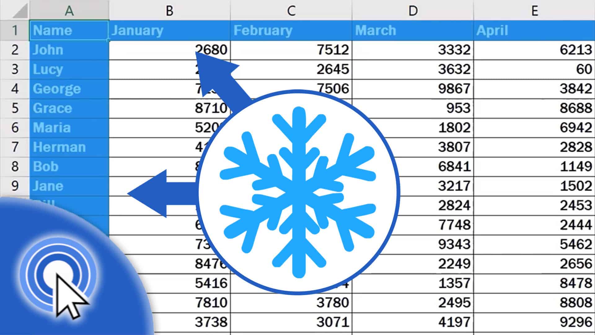 How to Freeze Rows in Excel