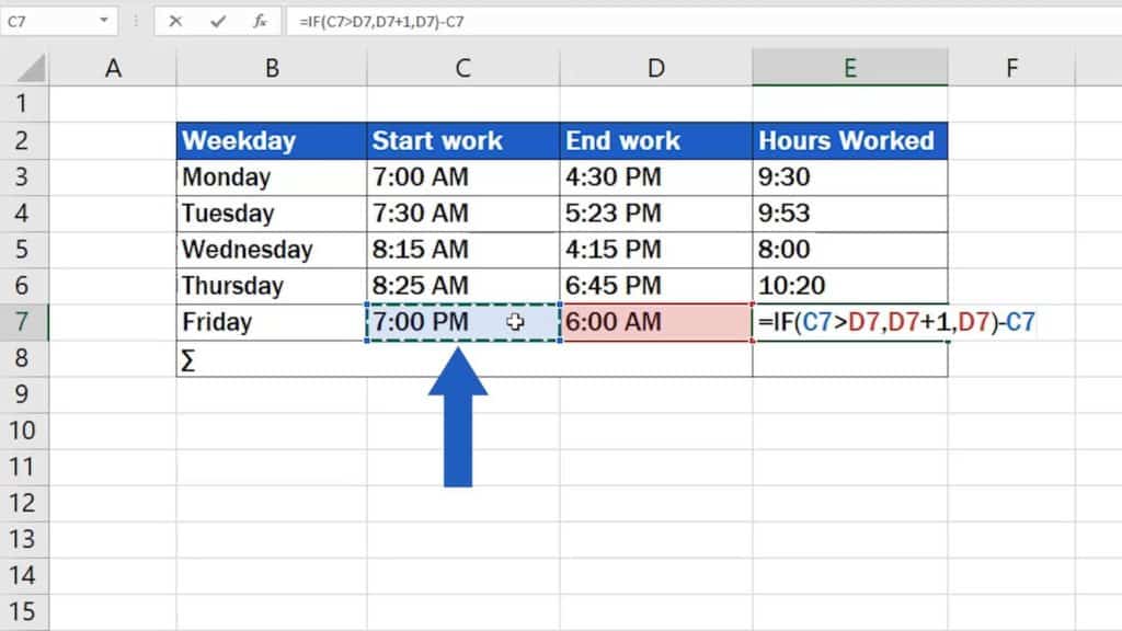 44 Excel Formula To Calculate Time Worked Minus Lunch Full Formulas Riset